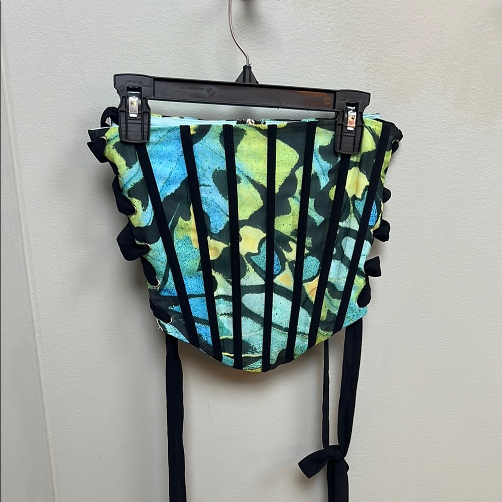 Meshki Multicolor Corset Top
